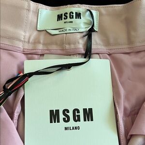 MSGM Light Pink Italian Pants